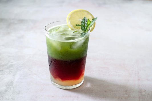 Matcha Hibiscus Iced Tea