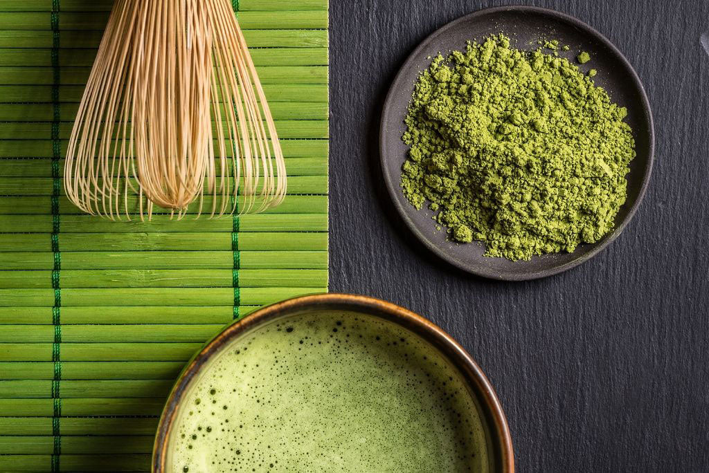 Detoxing with matcha tea