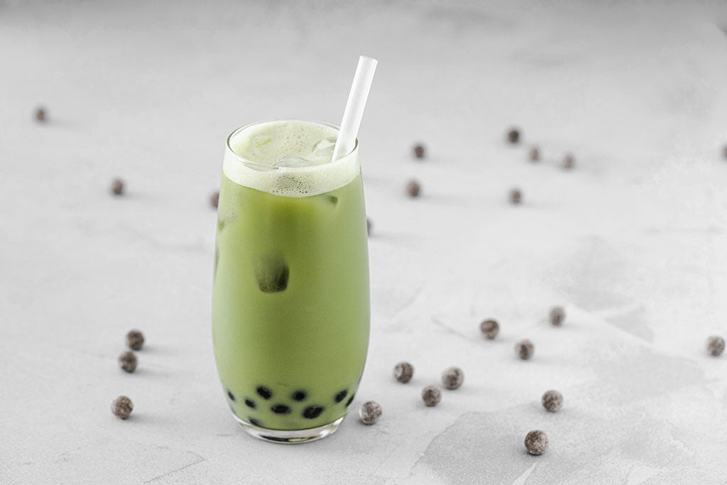 How to Make Matcha Milk Tea + Best Toppings